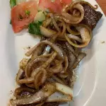 Bandeja con higado