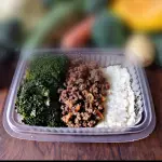 Arroz Integral c/ Carne e Legumes