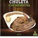 CHULETA CON MENESTRA