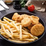 Papas Fritas con nugget