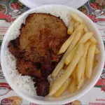 Marmitex M Bisteca Suína