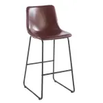 Banqueta Moldavia ecocuero Marron