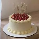 Bizcocho húmedo de fresas