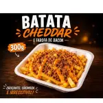 Batata 300g c/ Cheddar e F. de bacon