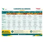 Cardápio semanal almoço