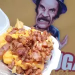 Batata com cheddar e bacon - G