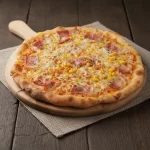 PIZZA FRANGO,BACON E MILHO