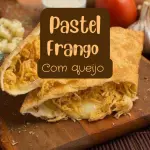 Pastel frango c/ queijo