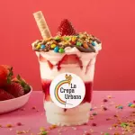 Fresas con crema MEDIANO (12 onz) 🍓