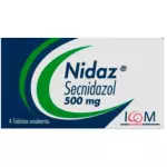 NIDAZ 500 MG 4 TBS ICOM