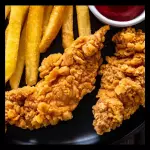 FRANGO COM BATATA FRITA