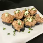 Patê salmão flambado