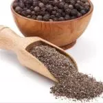 Pimenta do reino em pó