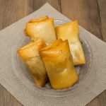 Mini Rolinho  Banana com chocolate