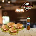 4 BURGUER + 1L Refri COMBO 4