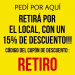 Hacé tú pedido y retiralo x el local