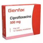 CIPROFLOXACINO 500MG CAJA X 10 TAB