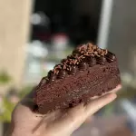FATIA DE BRIGADEIRO VEGANA