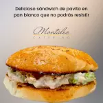 Sándwich de Pavita (Pan Blanco)