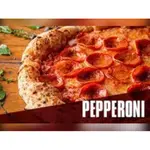 Pizza gigante 1/2 pepperoni 1/2 marguerita