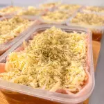 Lasanha de presunto e queijo