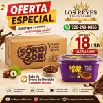 Caja de crema de chocolate 8u