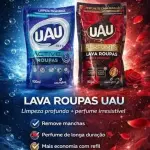 Uau lava roupas perfumes 800ml
