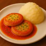 Hambúrguer de frango a parmegiana
