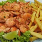 Camarão com Fritas