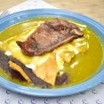 Enchiladas con Roast Beef