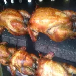 Frango Assado com Farofa.🤤🤤