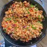 Singapore Chicken Fried Rice