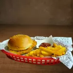 Hamburguesa con pollo crispy