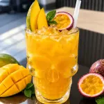 Mocktail Chinola con mango