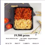 Masa muscular Res molida/spagetti