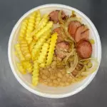 Calabresa Acebolada Fritas
