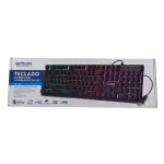 TECLADO GAMER RGB C/FIO BK-152C