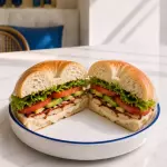 Chicken B.L.T Bagel