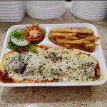 Filé de frango à parmegiana G