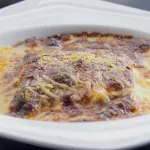 Filete Gratinado con Camarones
