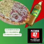 1/2 PORTUGUESA 1/2 CALABRESA +coroa