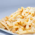 porção fritas inteira queijo