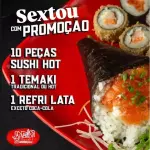 combo  temaki +10pecs hot +refri
