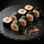 8 Unidades de Hossomaki de Salmão