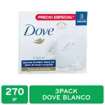 White Cosmetic Soap 3 U Dove