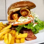 TacoBurguesa con papas