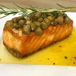 Salmão ao molho de acapara
