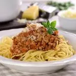 Pasta a la bologñesa
