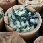 Miniquiche de ricota c espinafre10u