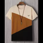 Camiseta de color combinado